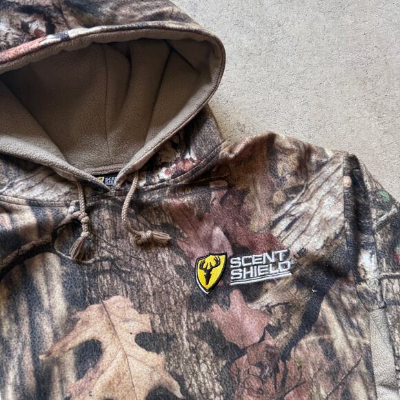 Men's Scent Shield Dream Season Camouflage Hoodie Pullover Sweatshirt Sz Medium - Picture 7 of 7